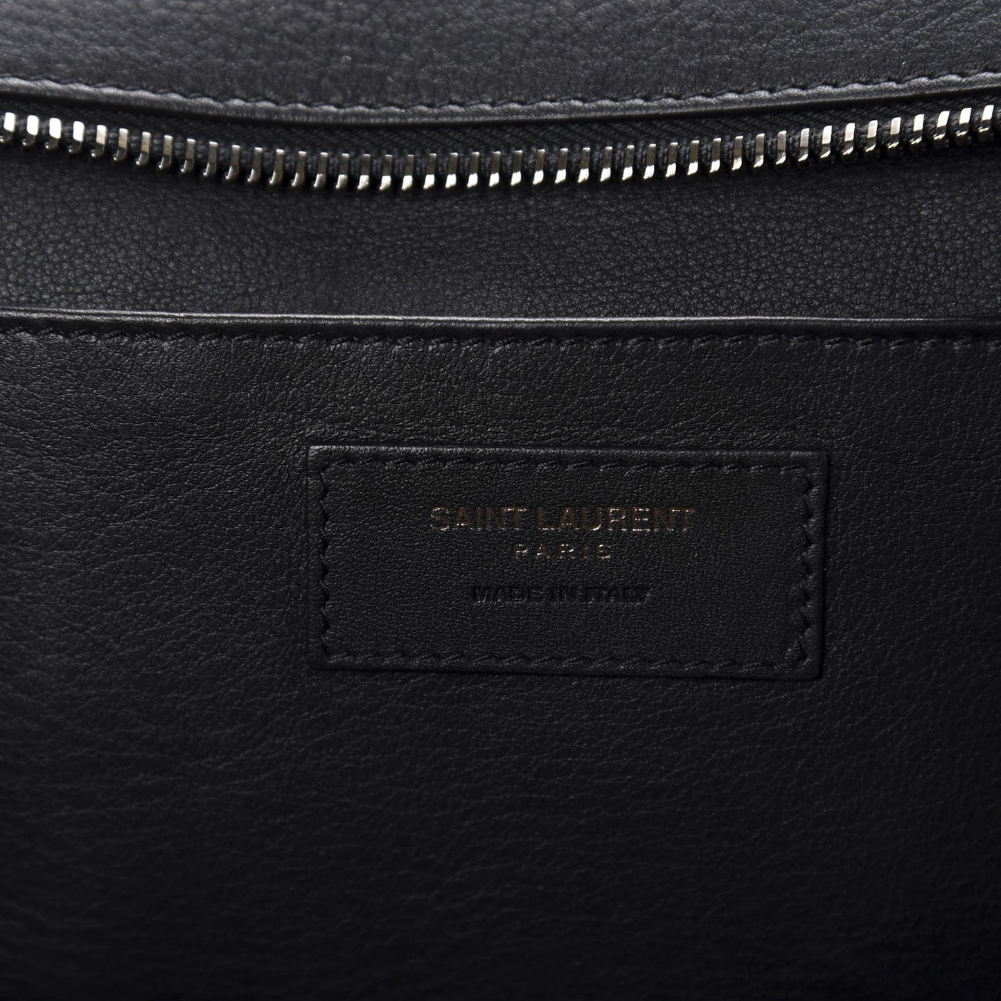 Smooth Calfskin Studded Baby Monogram Downtown Cabas Black