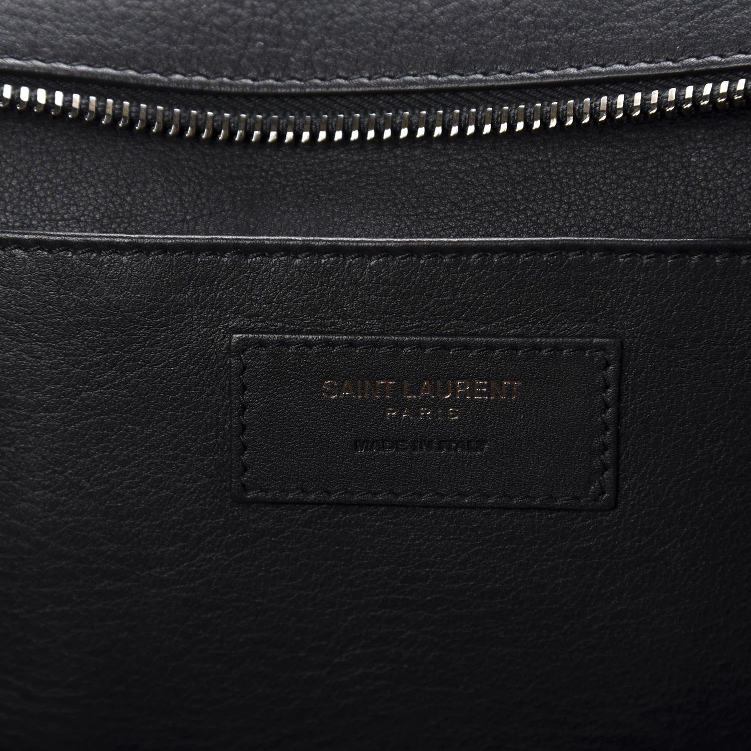 Saint Laurent Smooth Calfskin Studded Baby Monogram Downtown Cabas Black 8 of 11