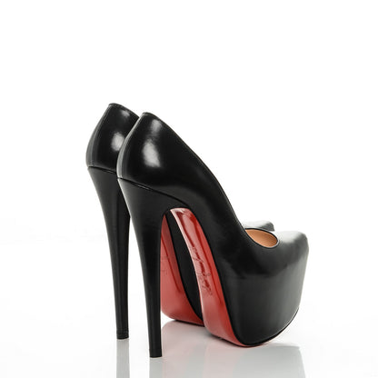 Christian Louboutin Kid Daffodile 160 Pumps 35.5 Black 4 of 7