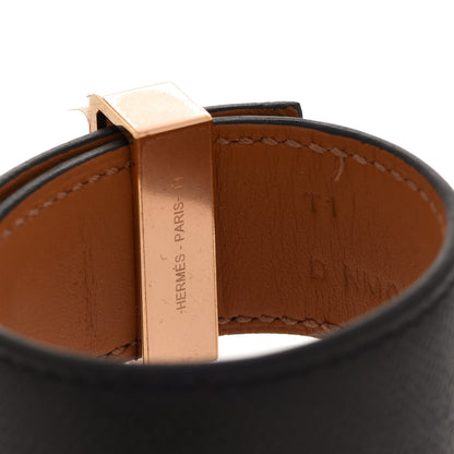 Hermes Epsom Collier de Chien CDC 24 Bracelet T1 Black 6 of 7