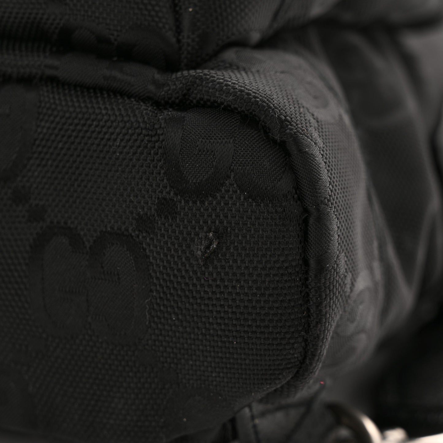 Econyl Nylon Monogram Off The Grid Sling Backpack Black