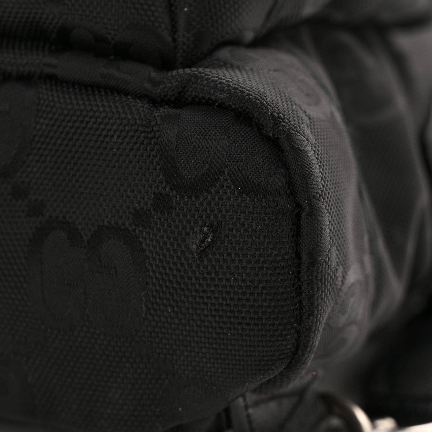 Gucci Econyl Nylon Monogram Off The Grid Sling Backpack Black 11 of 14