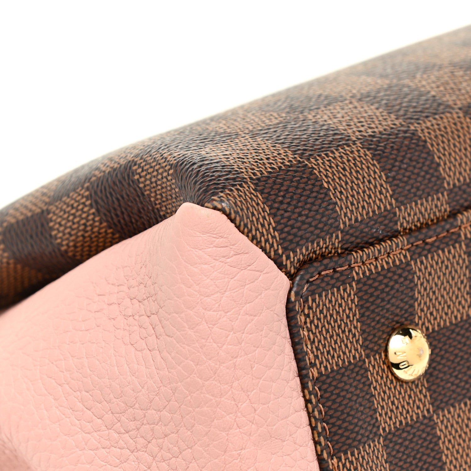 Louis Vuitton Cuir Taurillon Damier Ebene Normandy Magnolia 12 of 13