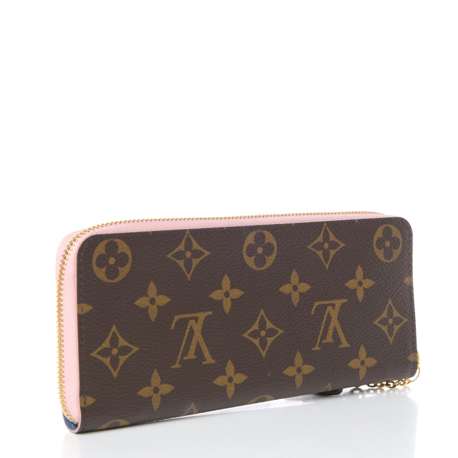 Louis Vuitton Monogram Blooming Flowers Clemence Wallet Rose Ballerine 3 of 10