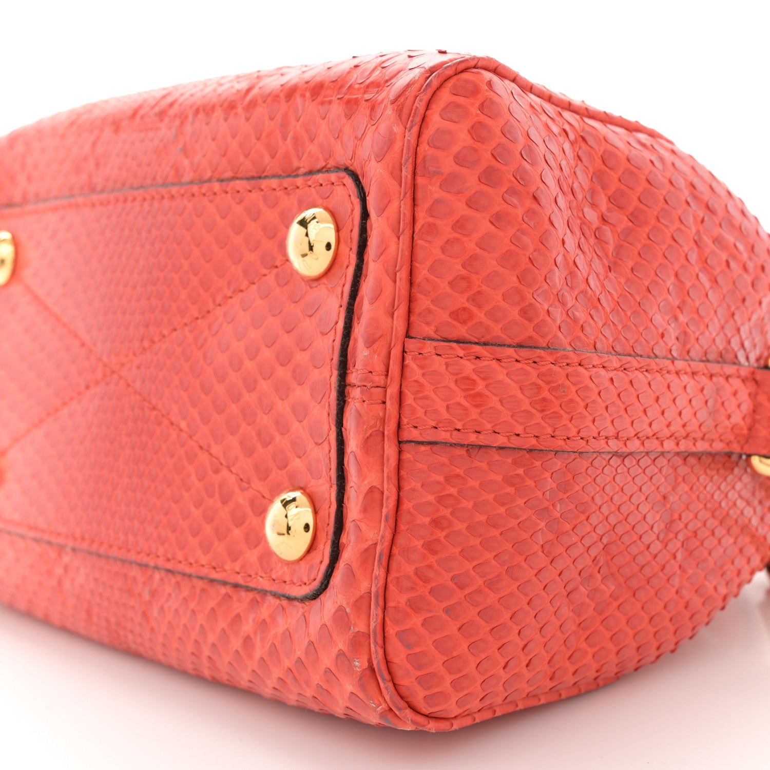 Louis Vuitton Snakeskin Embossed Monogram Speedy Bandouliere 20 Orient 9 of 10