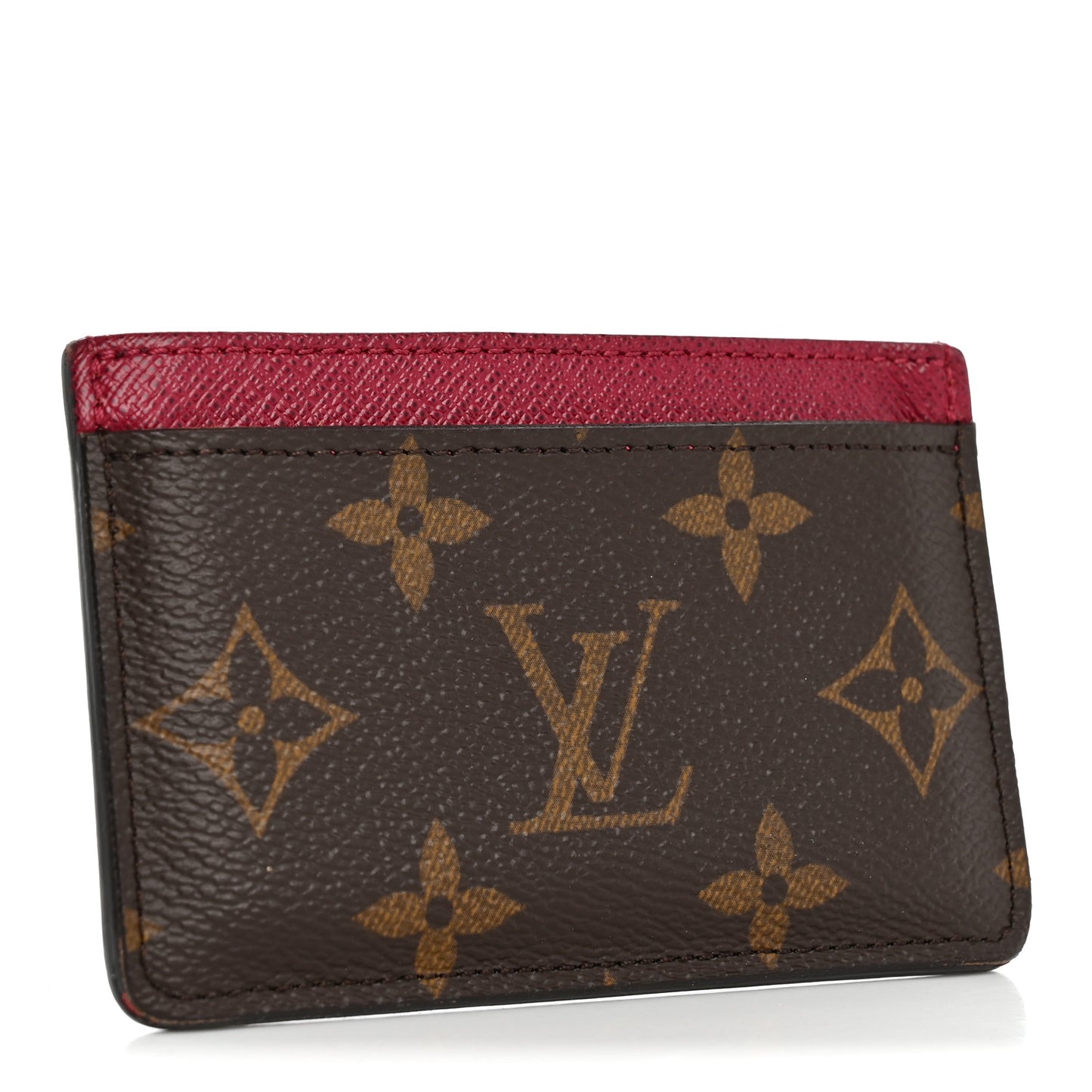 Monogram Card Holder Fuchsia