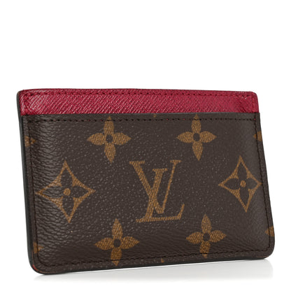 Louis Vuitton Monogram Card Holder Fuchsia 3 of 9