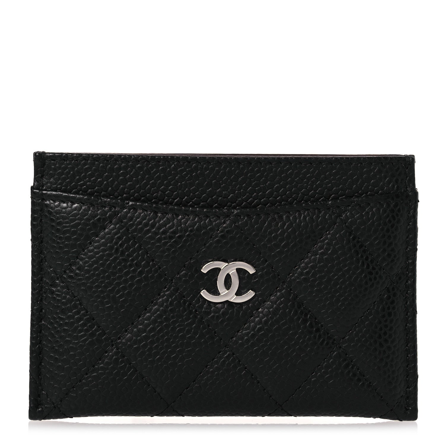Chanel Caviar Quilted Card Holder Black 1 of 10