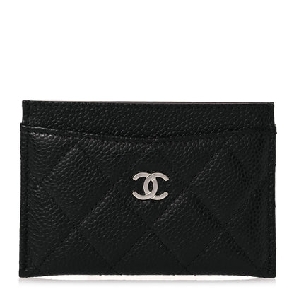 Chanel Caviar Quilted Card Holder Black 1 of 10