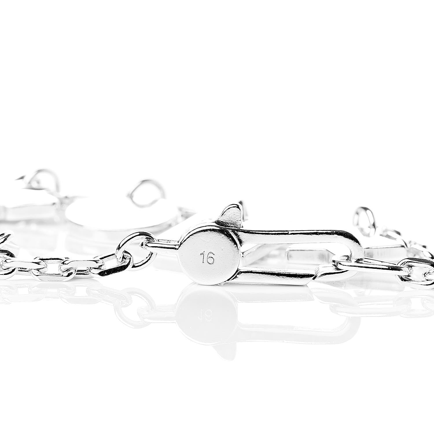 Gucci Sterling Silver Trademark Charm Bracelet 4 of 4