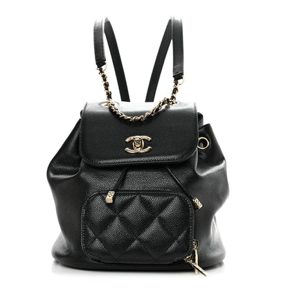 Chanel Caviar Quilted Mini Business Affinity Backpack Black 1 of 10