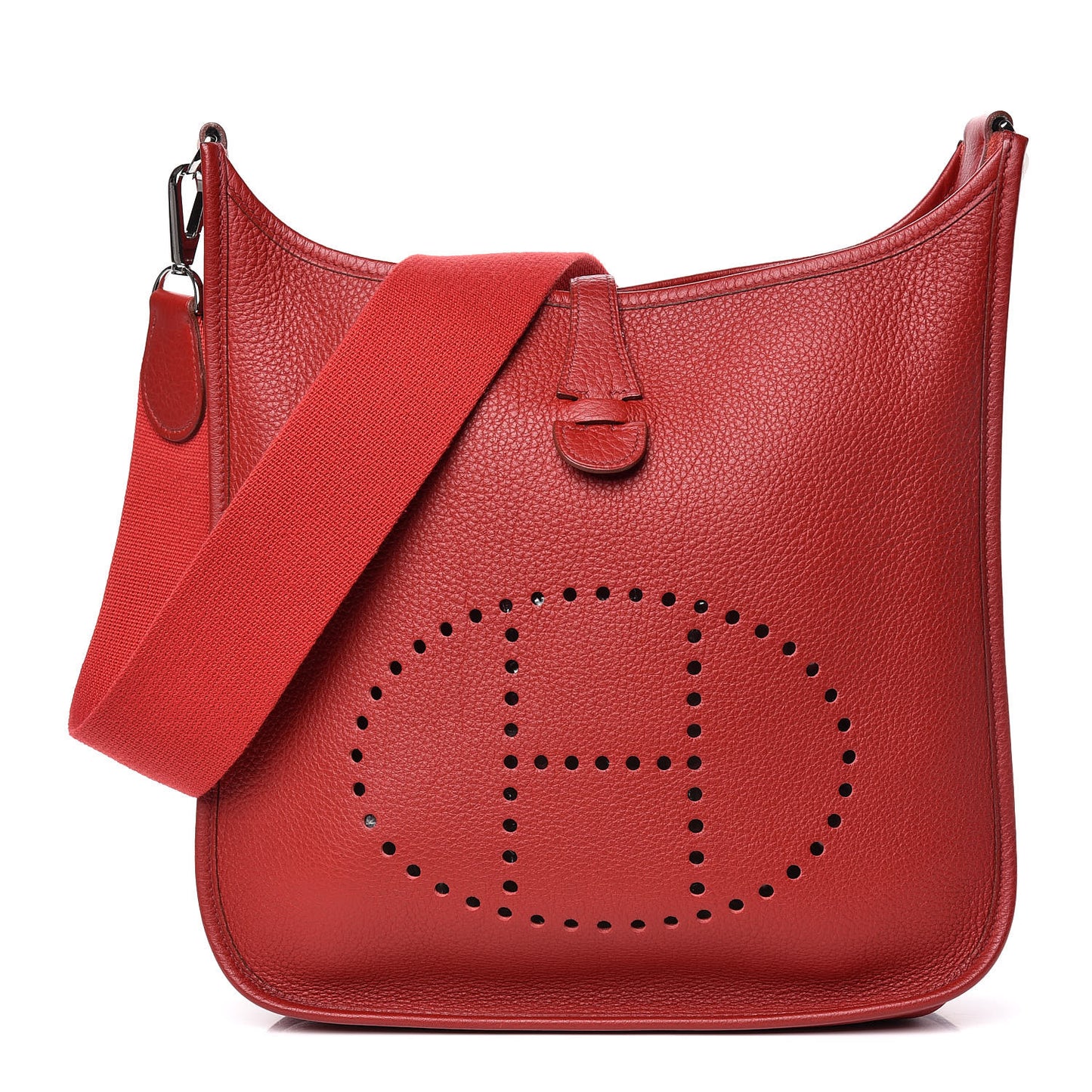Taurillon Clemence Evelyne II PM Rouge Casaque