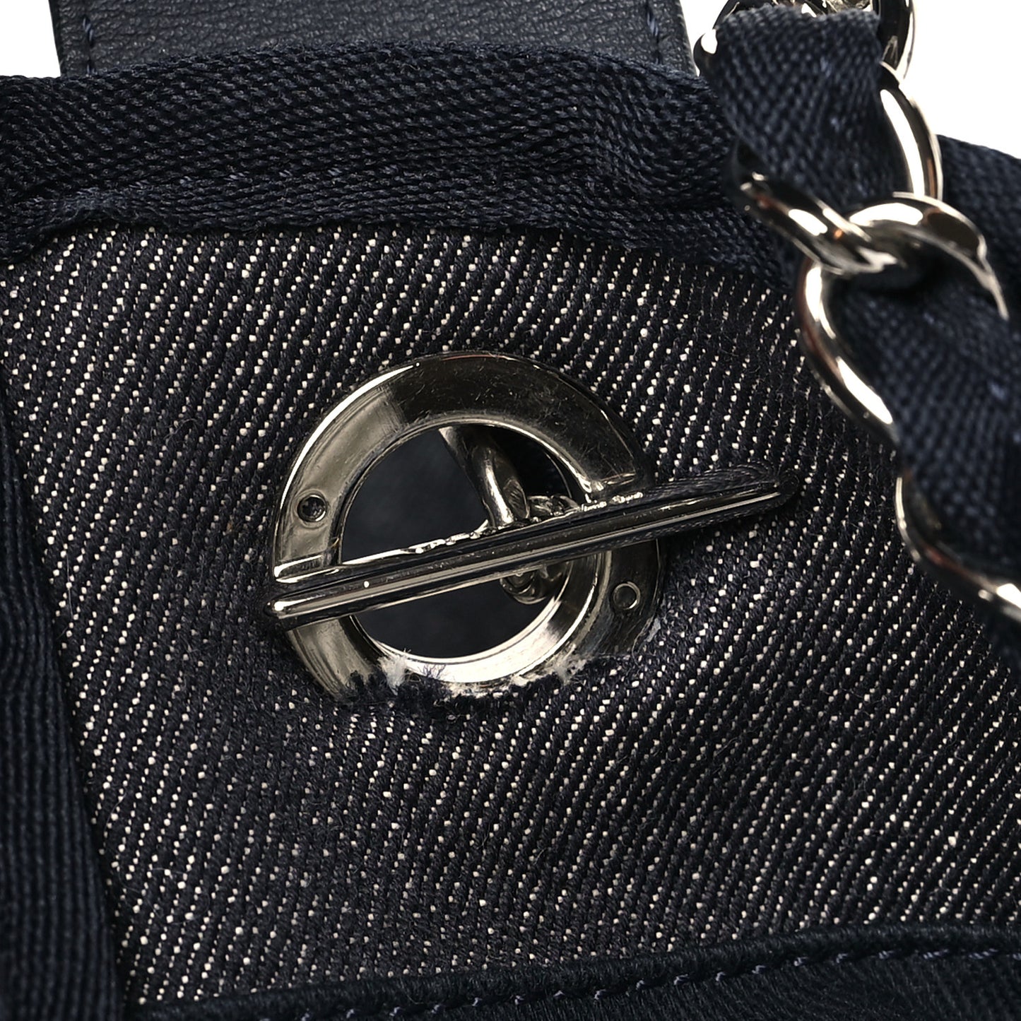Canvas Large Deauville Tote Dark Blue