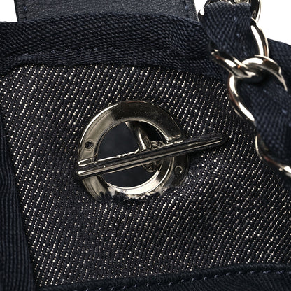 Chanel Canvas Large Deauville Tote Dark Blue 14 of 14