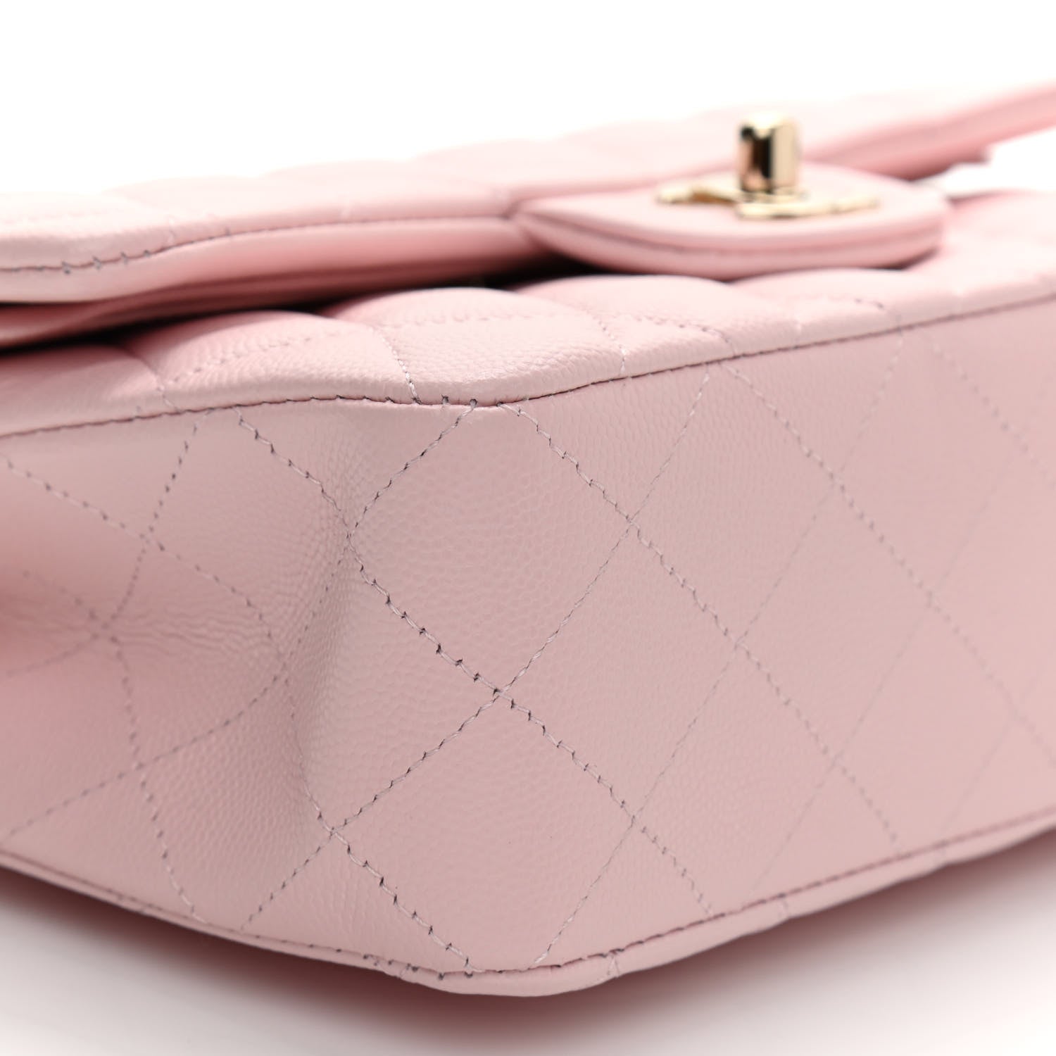 Chanel Caviar Quilted Small Double Flap Light Pink 9 of 11