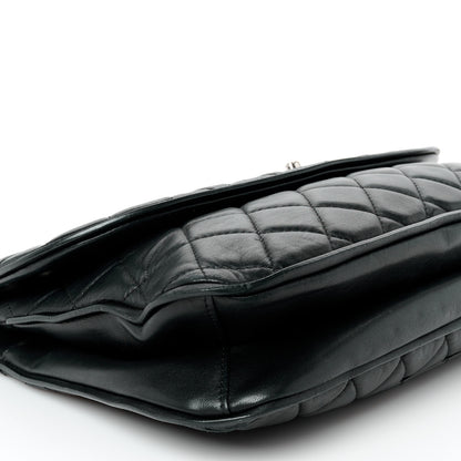 Chanel Lambskin Quilted Large Pagode Piping Flap Black 11 of 12