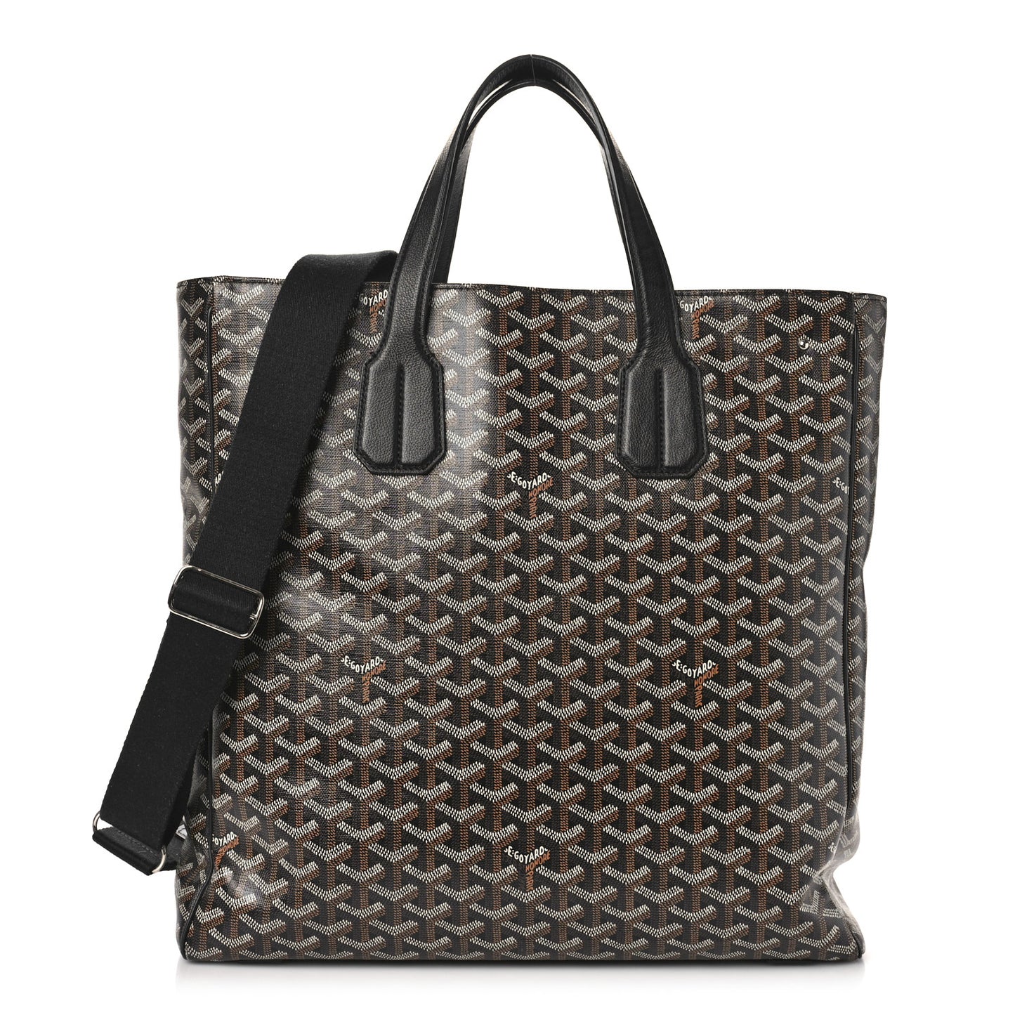 Goyardine Voltaire III Tote Black