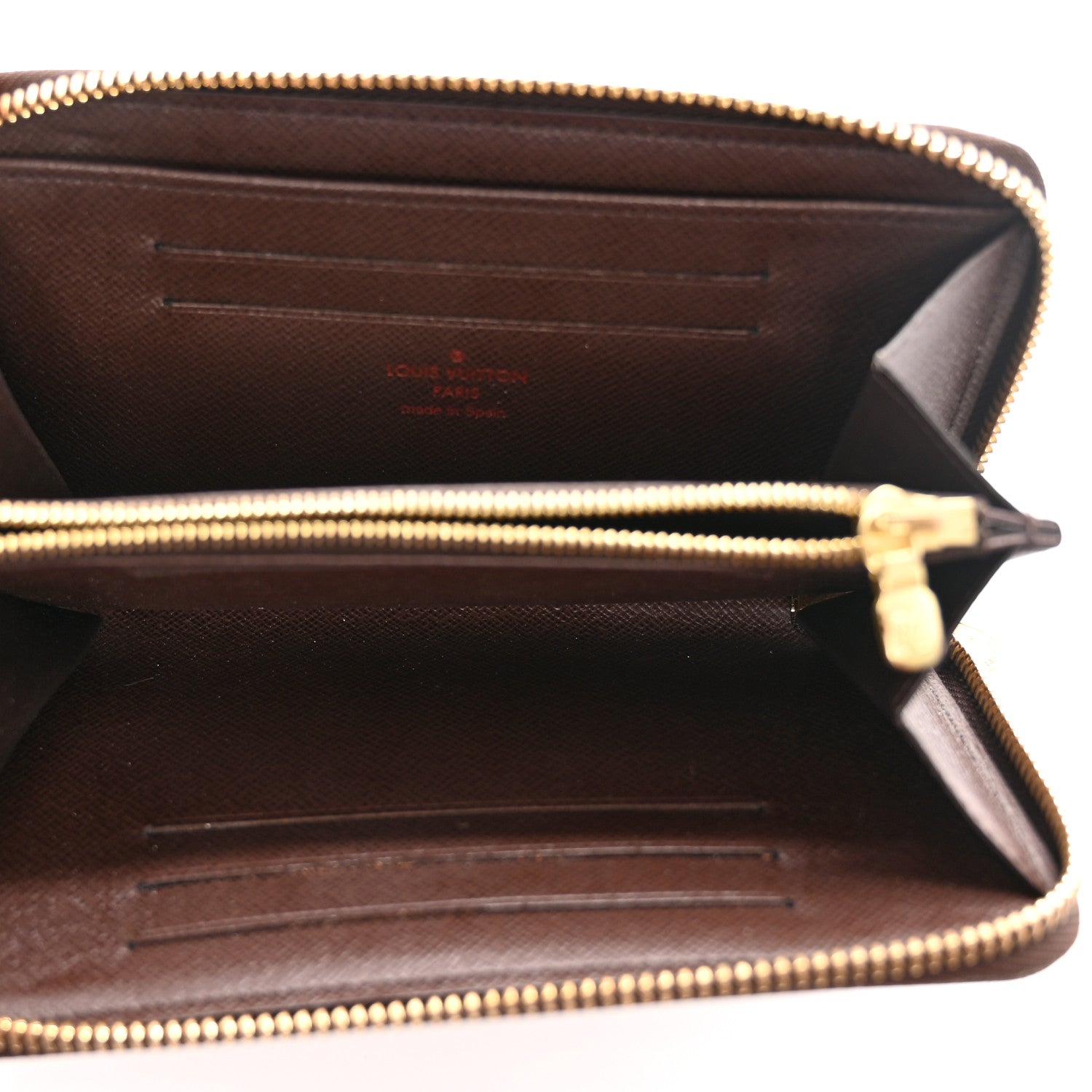 Louis Vuitton Damier Ebene Porte-Monnaie Zippy Wallet 5 of 9