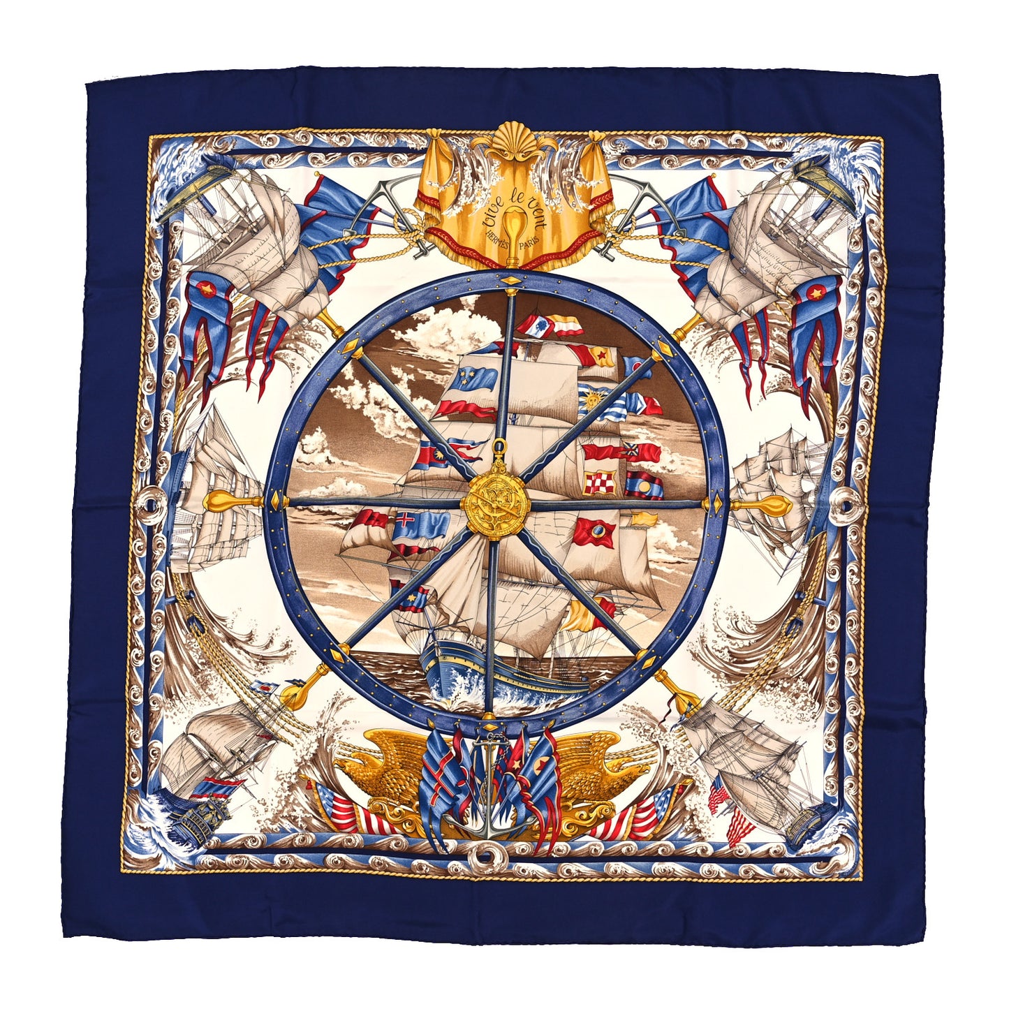 Silk Vive Le Vent Scarf 90