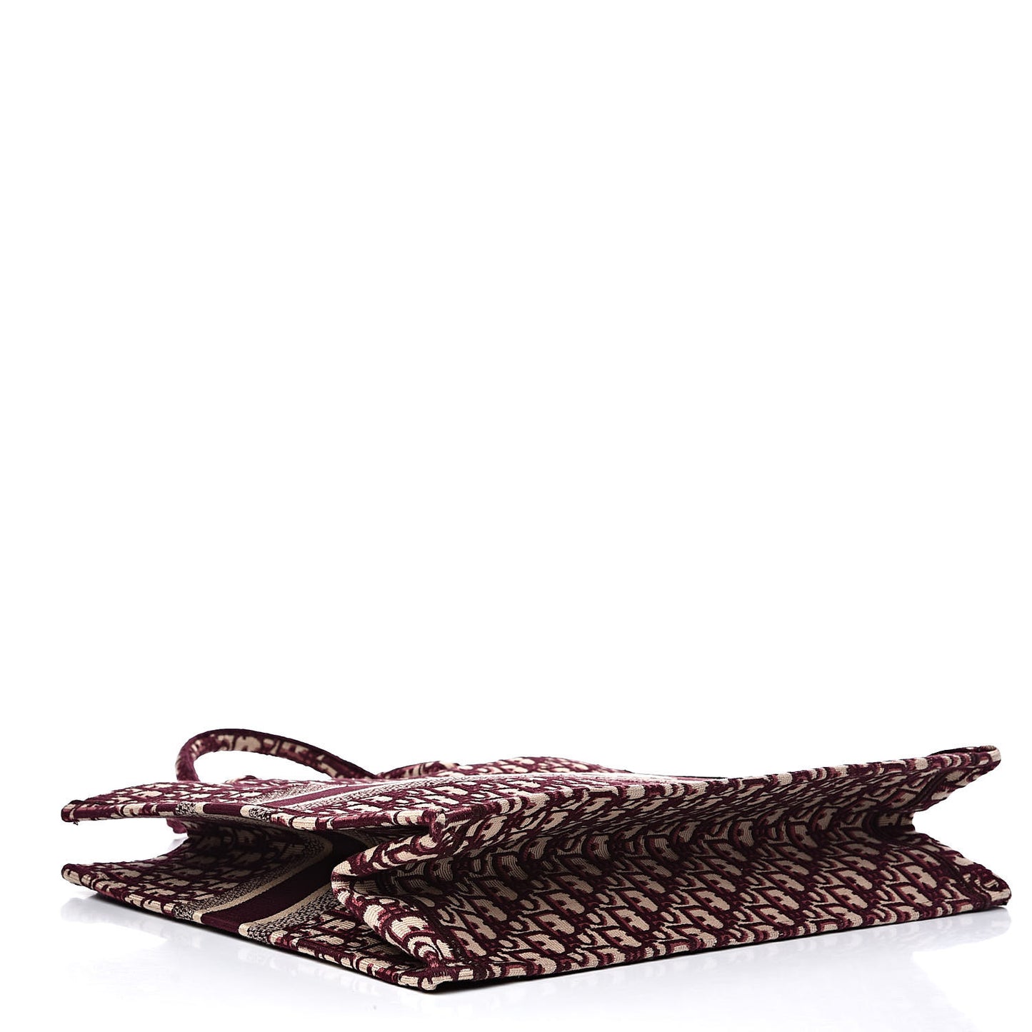 Oblique Large Book Tote Burgundy Multicolor