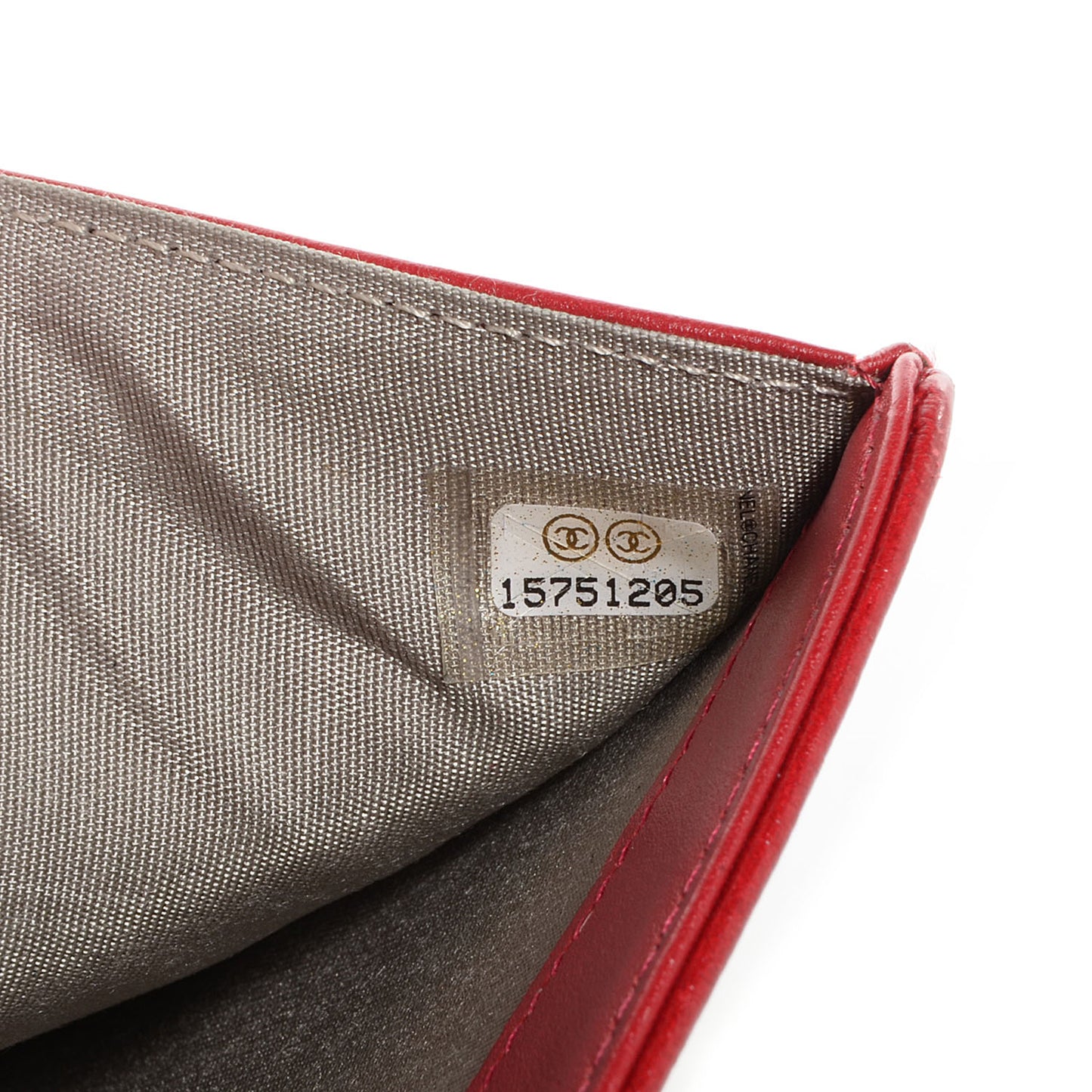 Caviar Sevruga Large Zip Pocket Wallet Red