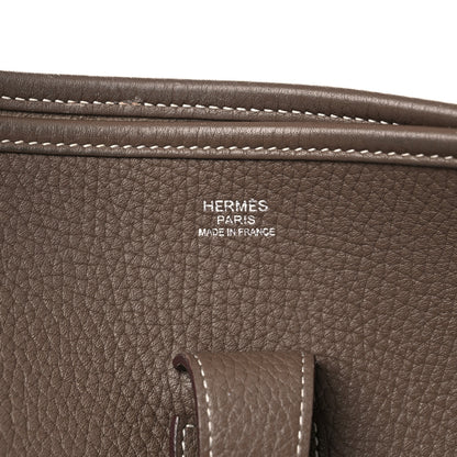 Hermes Taurillon Clemence Evelyne III PM Etoupe 8 of 20