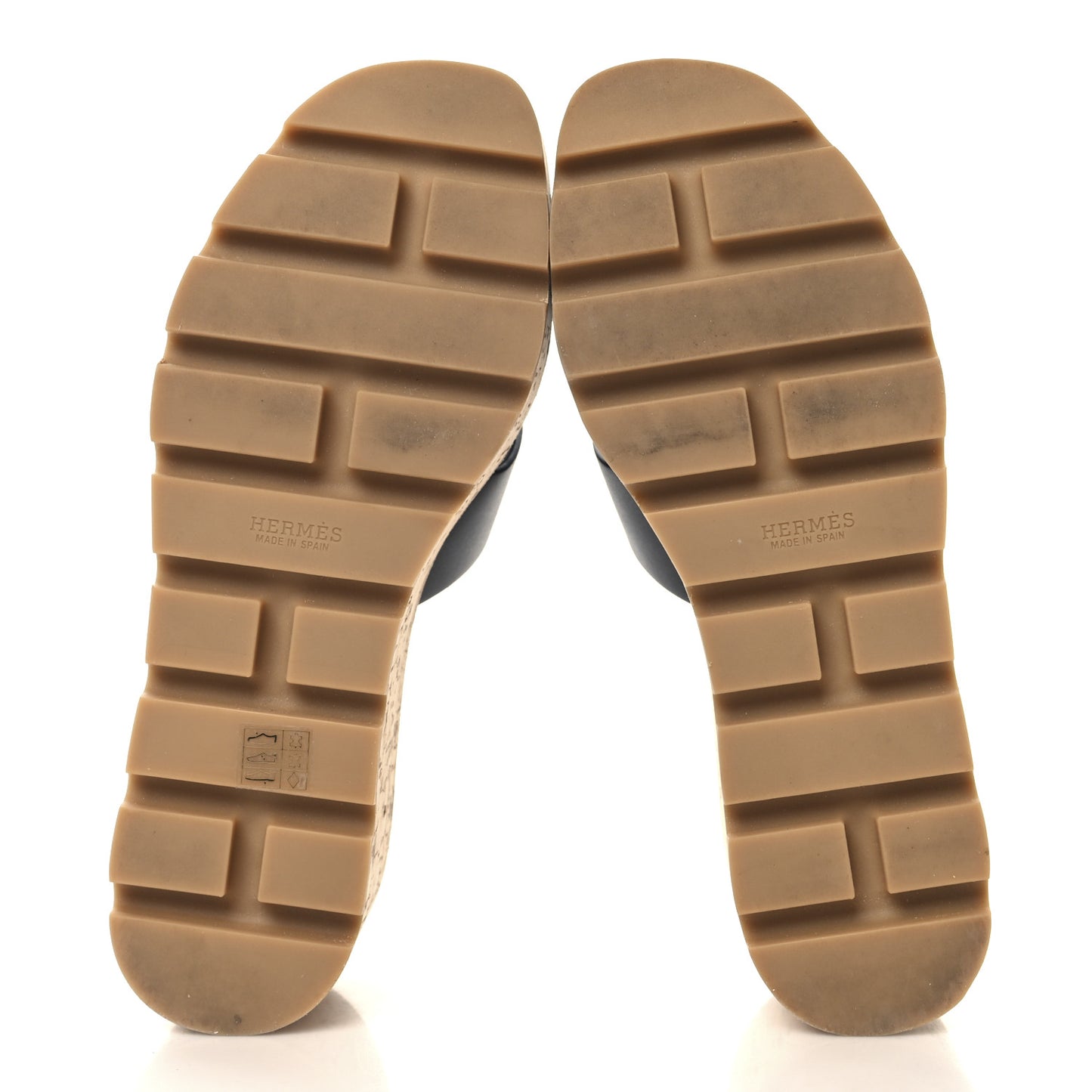 Calfskin Cork Eze 30 Sandals 36 Black