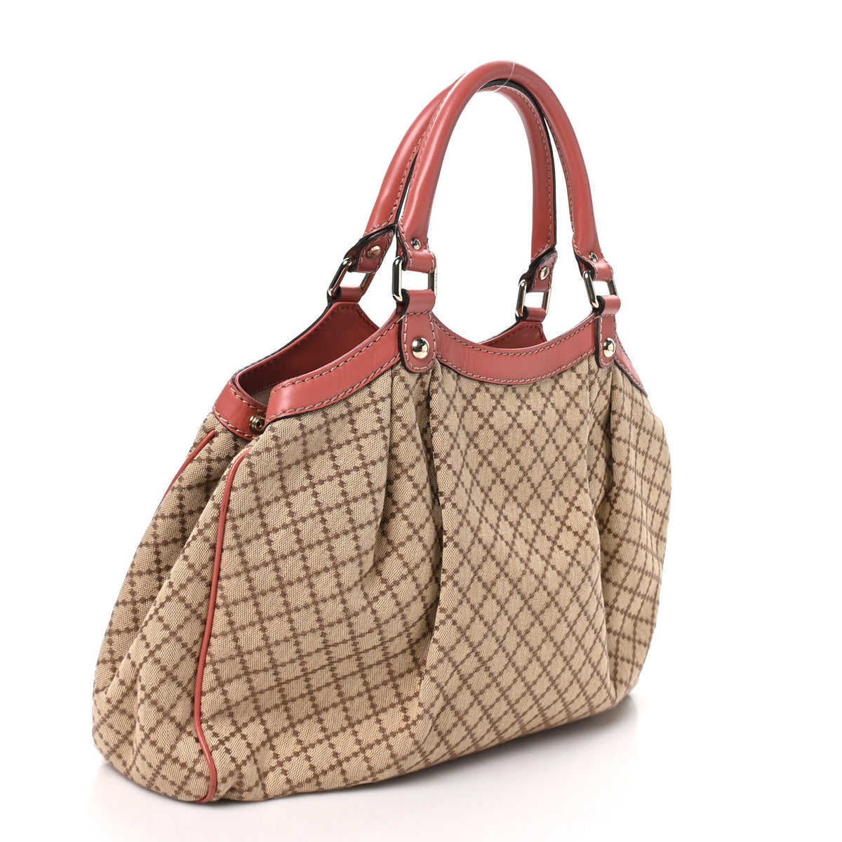 Gucci Diamante Medium Sukey Tote Coral 3 of 10