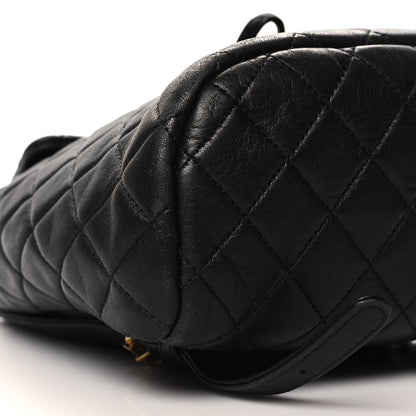 Chanel Calfskin Quilted Mini Urban Spirit Backpack Black 9 of 11