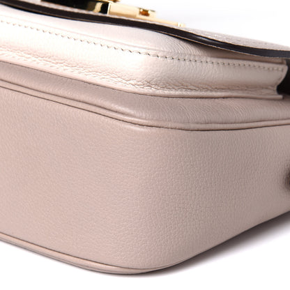 Louis Vuitton Grained Calfskin Lockme Tender Greige 9 of 10