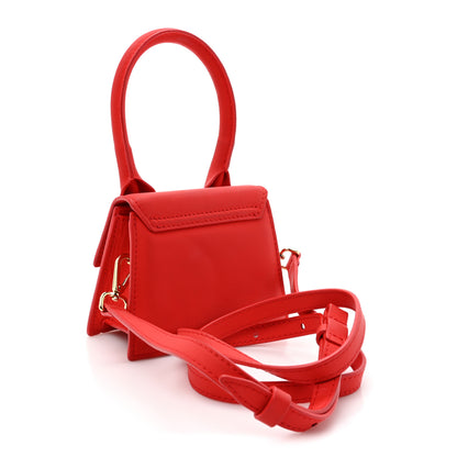 Jacquemus Rubberized Calfskin Le Chiquito Moyen Red 3 of 19