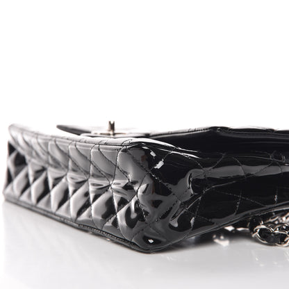 Chanel Patent Quilted Medium Double Flap Black 16 of 17