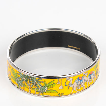 Hermes Enamel Printed Wide Bracelet 65 3 of 6