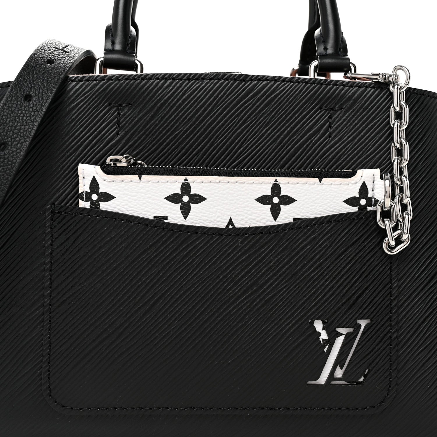Louis Vuitton Epi Marelle BB Tote Black 8 of 10