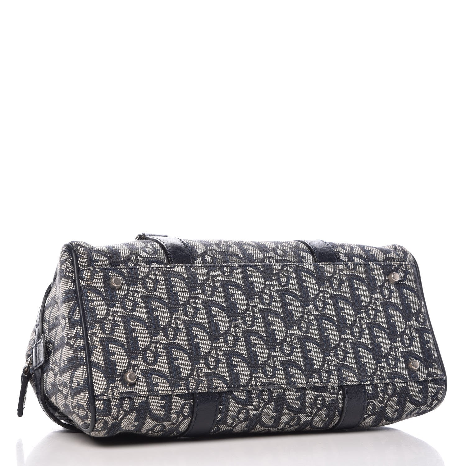 Christian Dior Denim Monogram Charms Shoulder Bag Blue 4 of 14