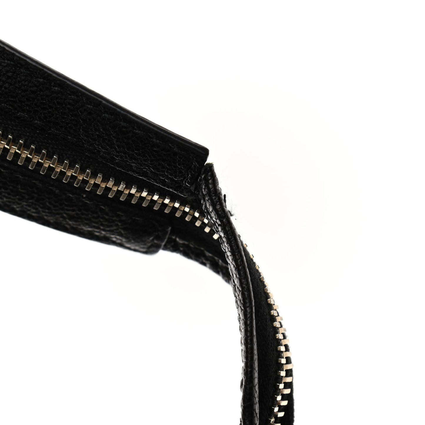 Chevre Gold Metallic Edge Hardware City Black