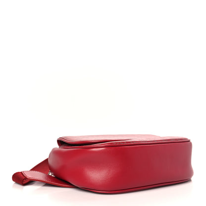 Christian Dior Galaxy Calfskin Oblique World Tour Saddle Belt Bag Red 4 of 8