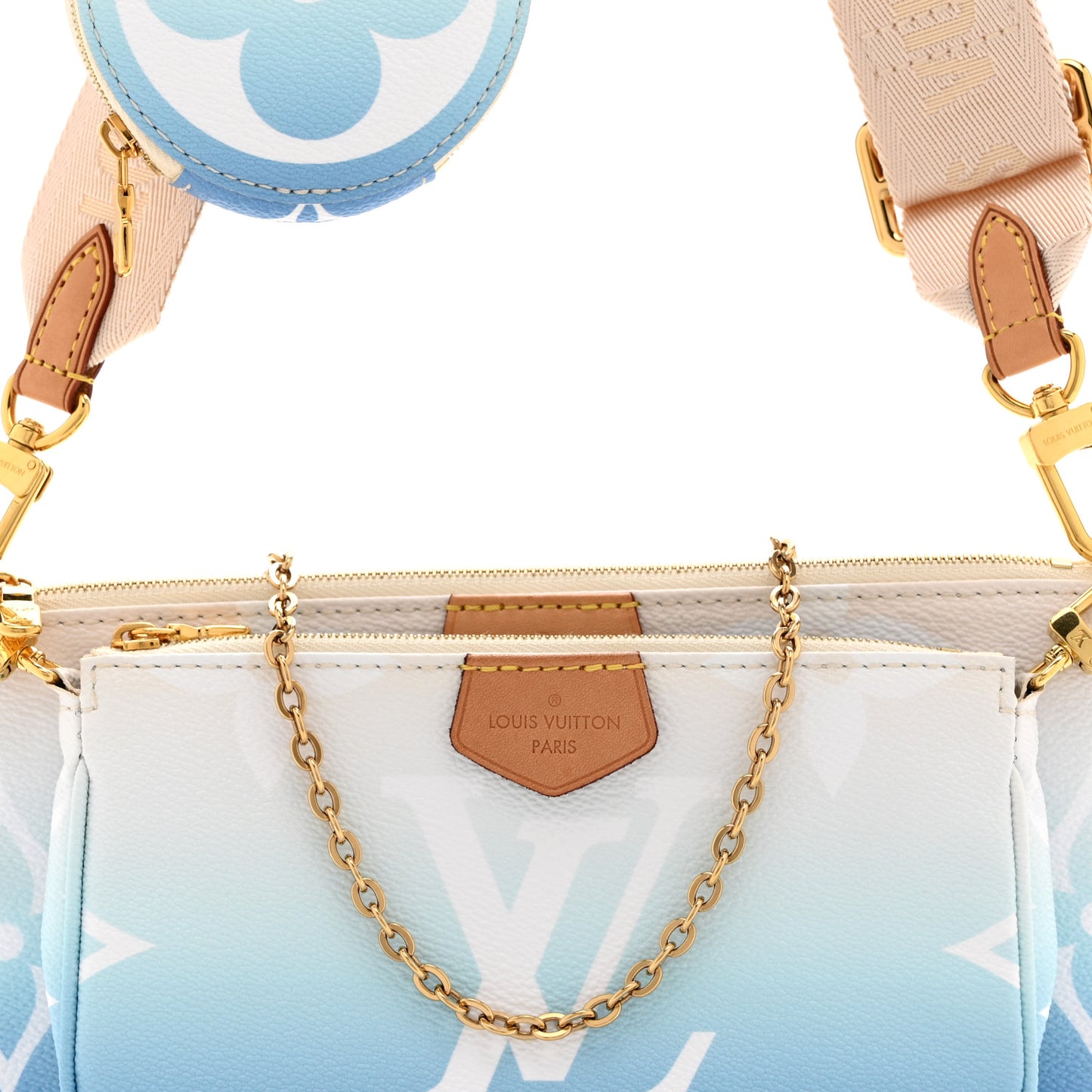 Monogram Giant By The Pool Multi Pochette Accessories Blue Blue