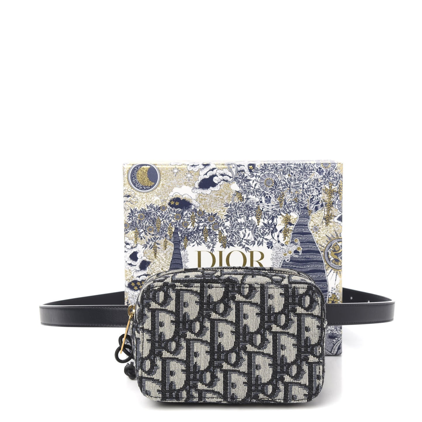 Oblique Belt Pouch Blue