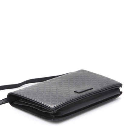 Gucci Microguccissima Crossbody Wallet Black 4 of 15