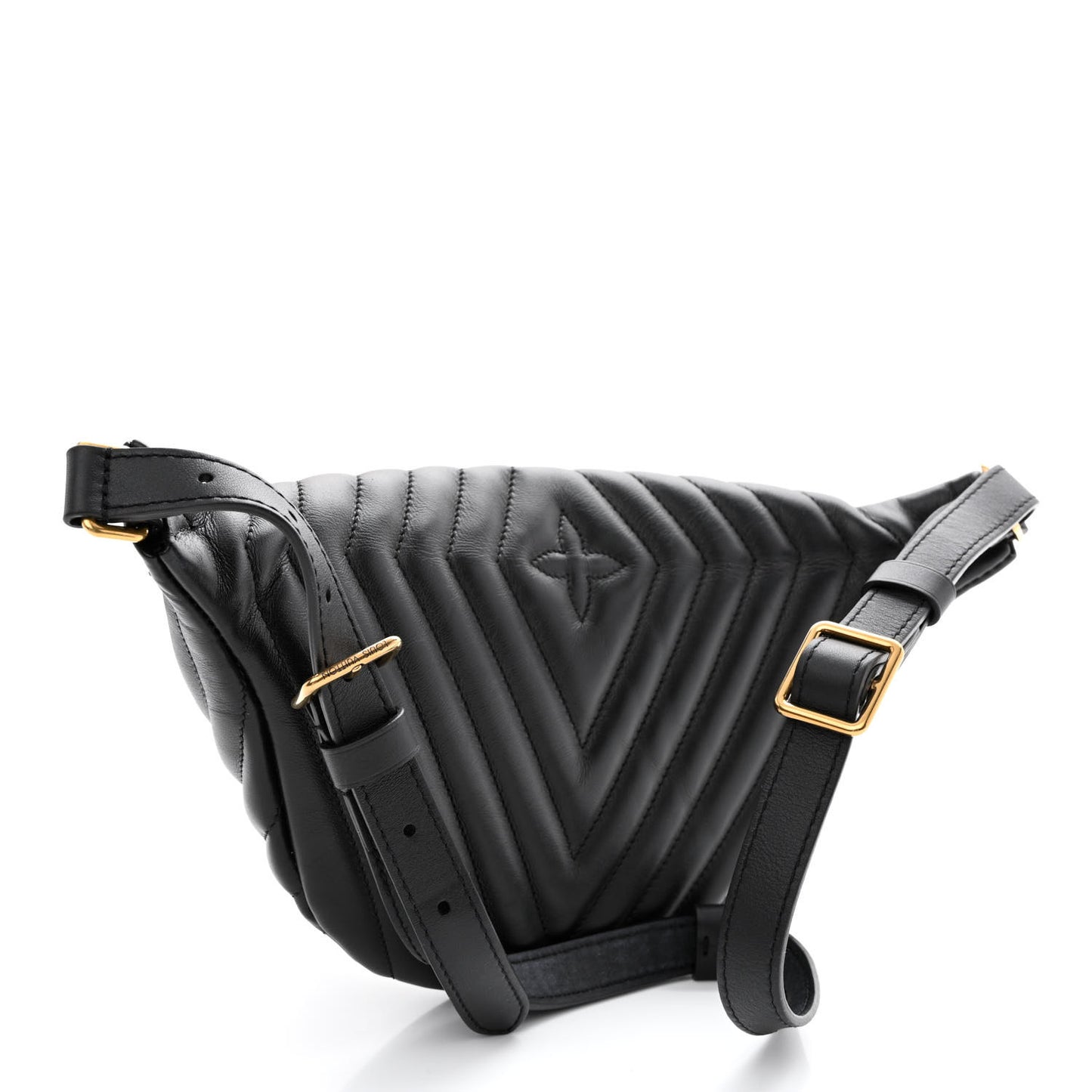 Calfskin Quilted New Wave Bumbag Black