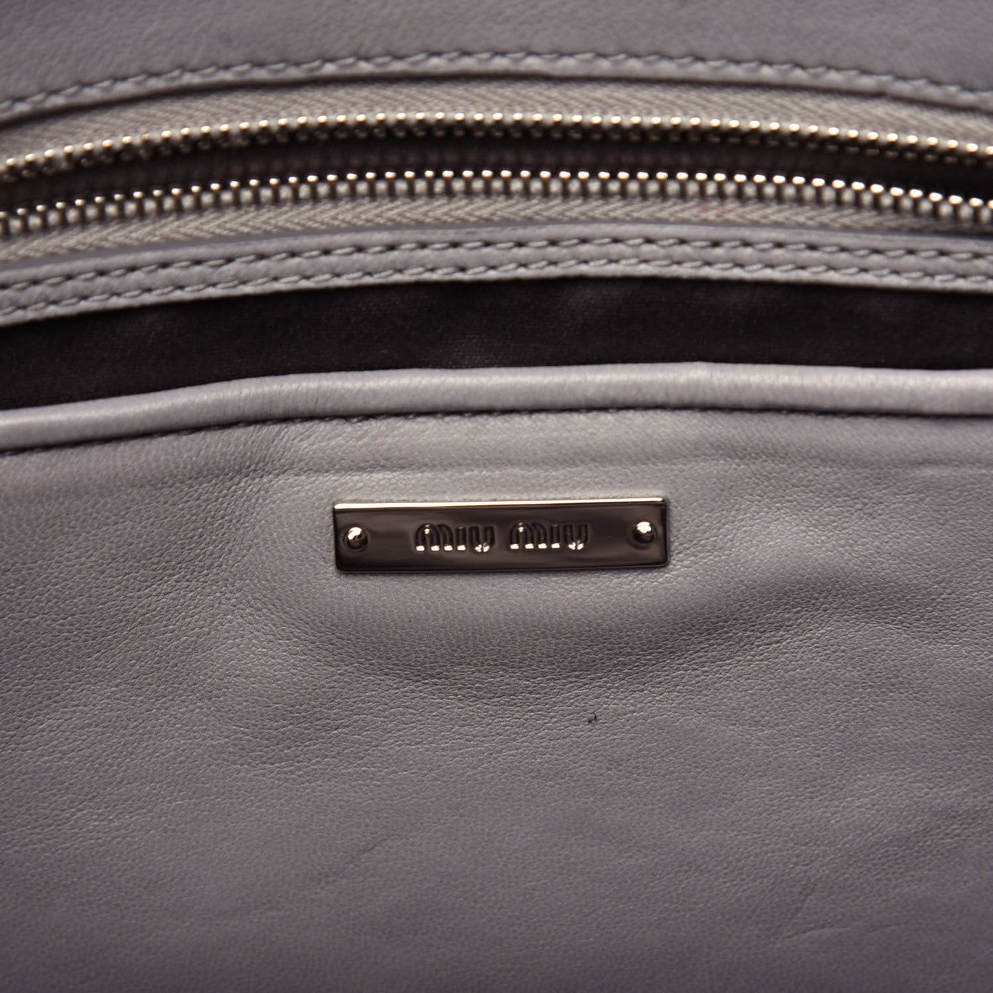 Nappa Matelasse Crystal Flap Clutch Pomice