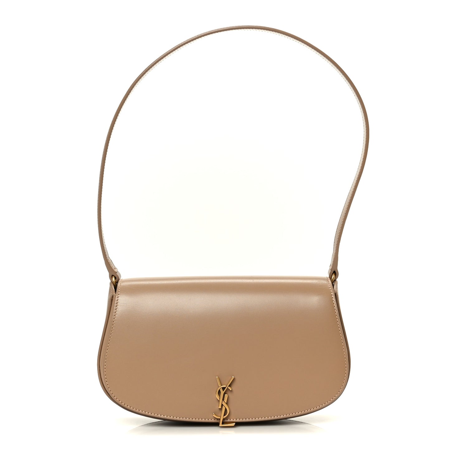 Box Calfskin Mini Voltaire Shoulder Bag Dark Cork