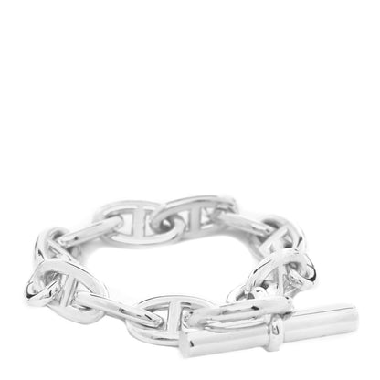 Hermes Sterling Silver MM Chaine d'Ancre Bracelet 3 of 4