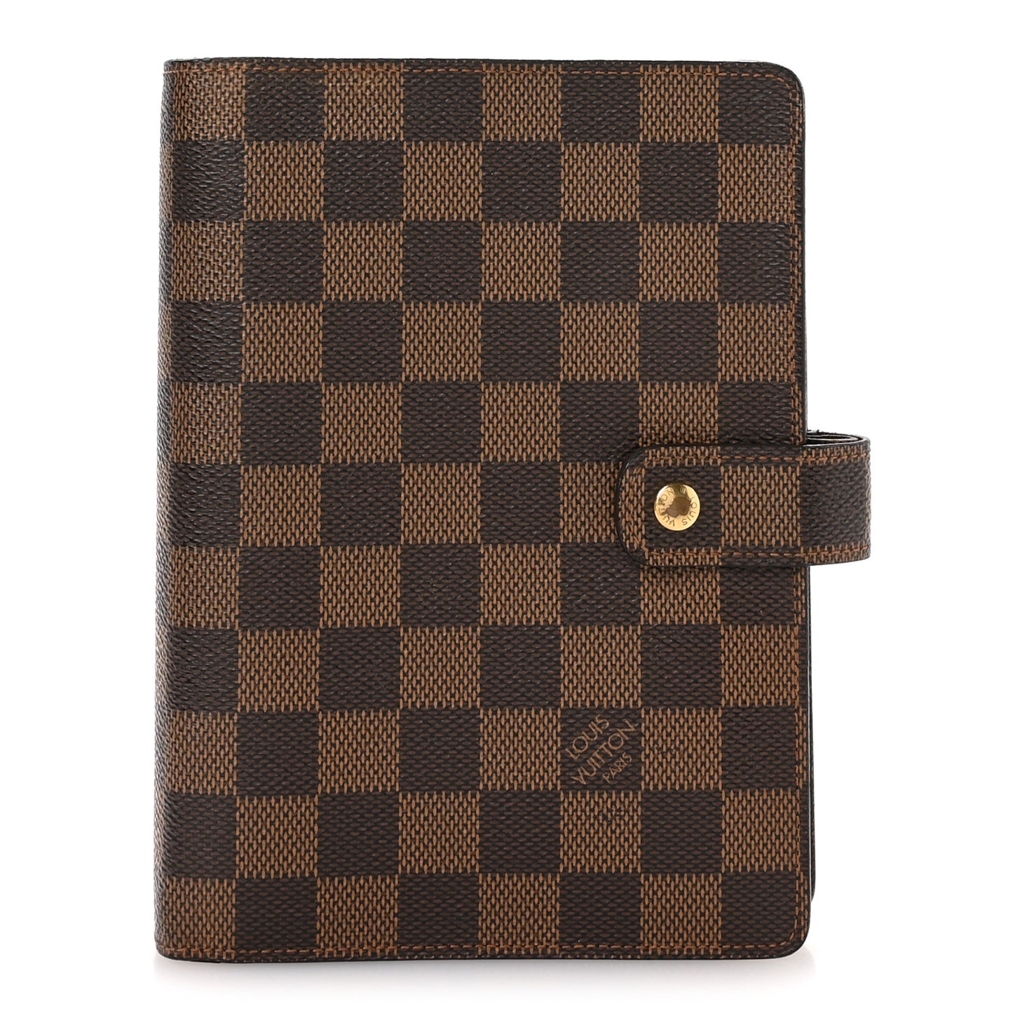 Damier Ebene Medium Ring Agenda Cover