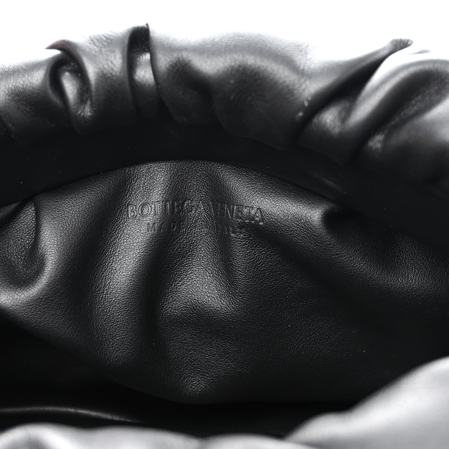 Bottega Veneta Calfskin The Pouch Chain Black 6 of 9