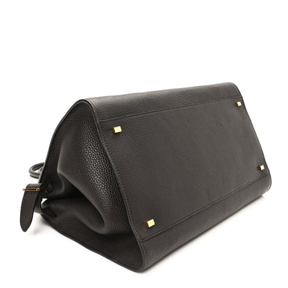 The Row Matte Grained Calfskin Soft Margaux 15 Mocha 4 of 10