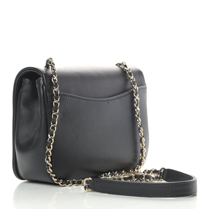 Chanel Lambskin CC Mania Flap Bag Black 2 of 5