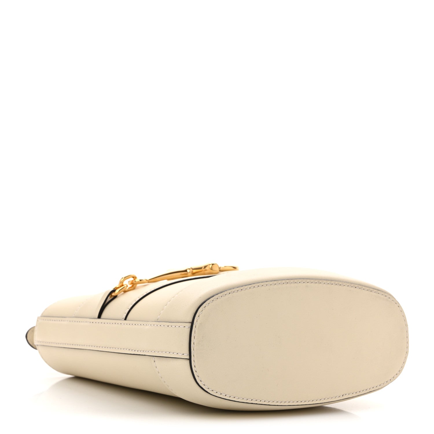 Gucci Arabella Calfskin Horsebit 73 Mini Bucket Bag White 4 of 12