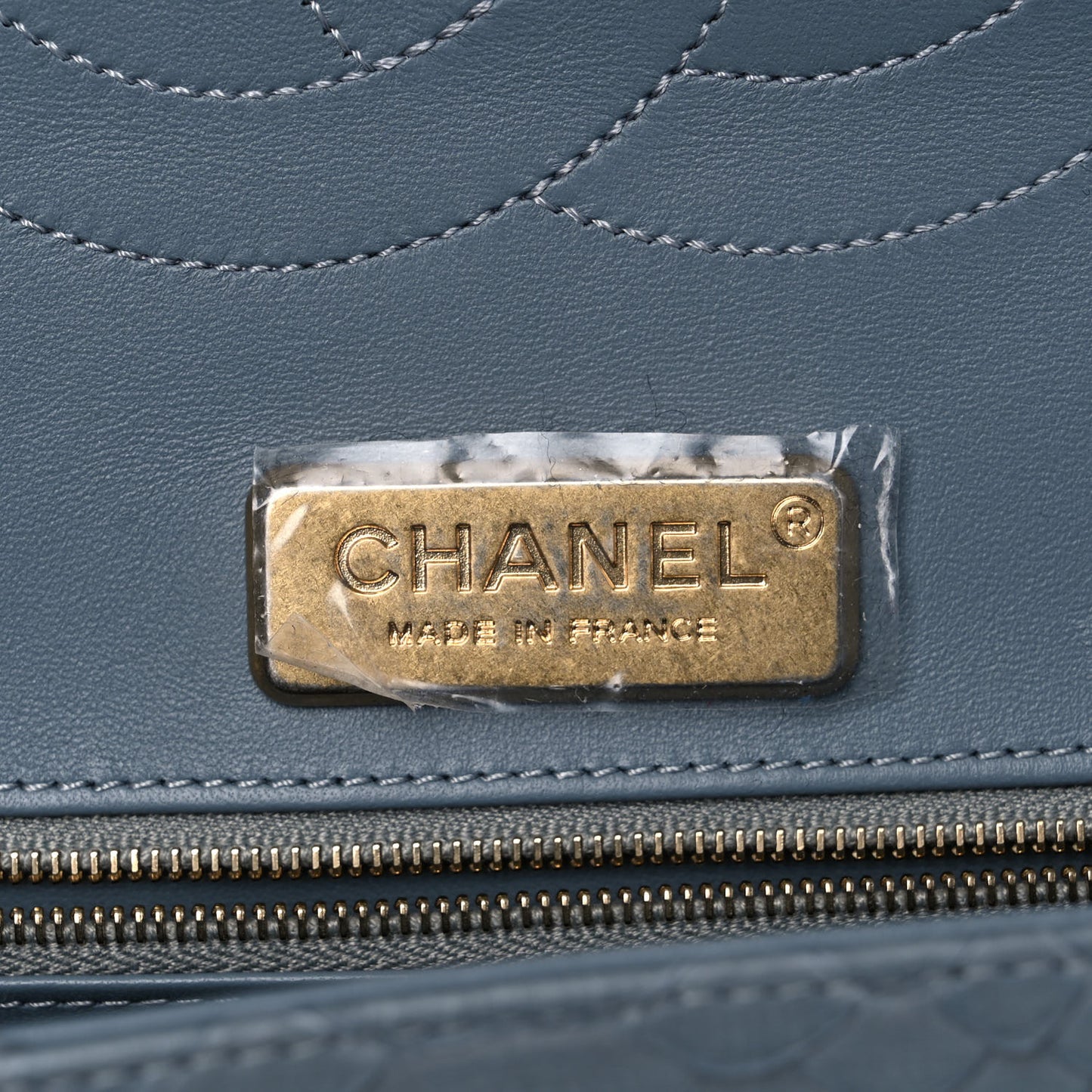 Python Jumbo Double Flap Light Blue